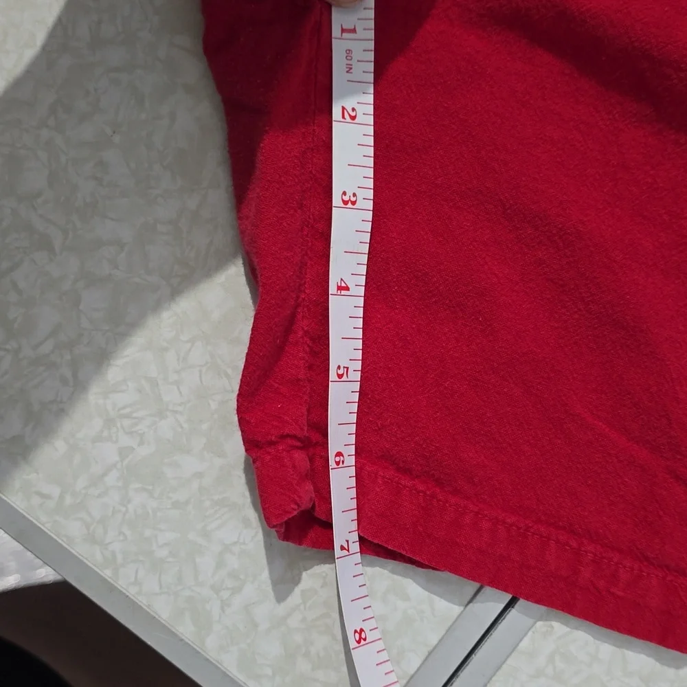 Basic Editions Red Shorts Size Small - Picture 9 of 9